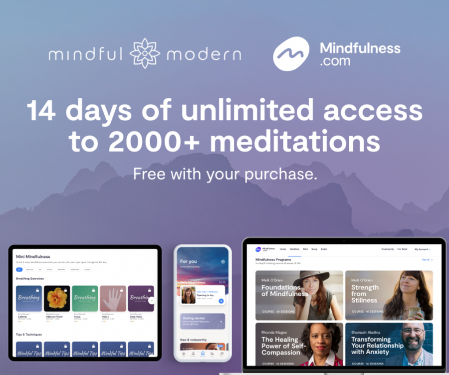 14 Days Free | Mindfulness.com Meditation App