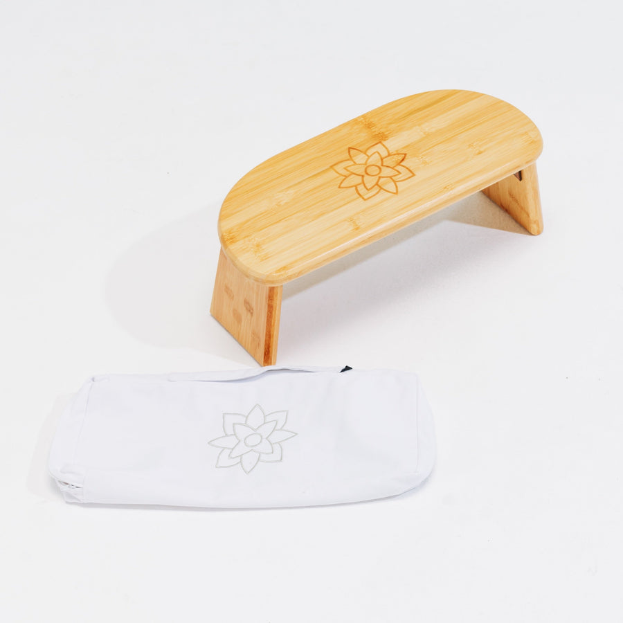 Bamboo Folding Meditation Bench Mindful & Modern 