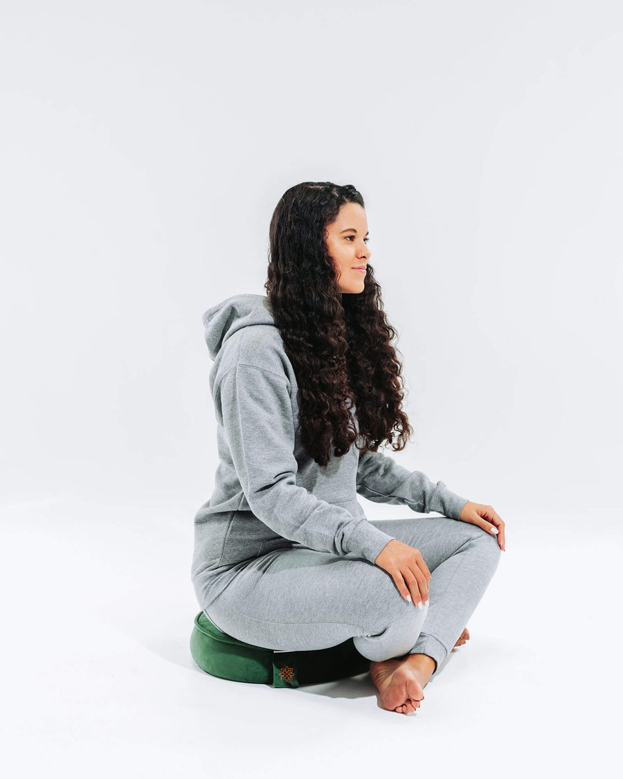 Luxe Velvet Meditation Cushion Mindful & Modern 