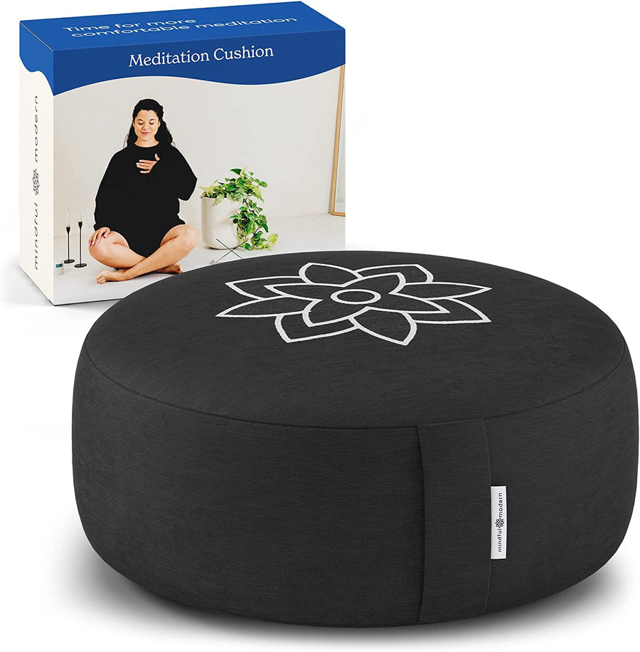  Yoga Meditation Buckwheat Bolster Pillow Cushion