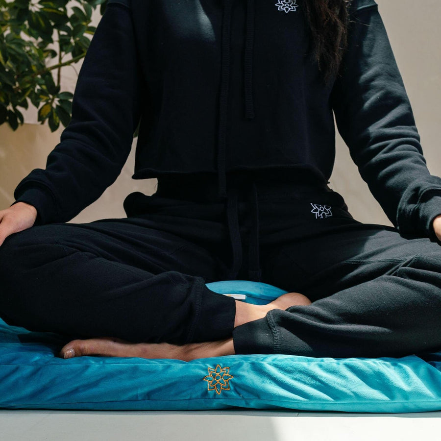 Mindful Lotus Fleece Sweatpants Mindful & Modern 